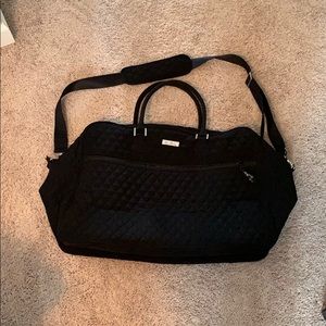 Vera Bradley Black Weekender Travel Bag